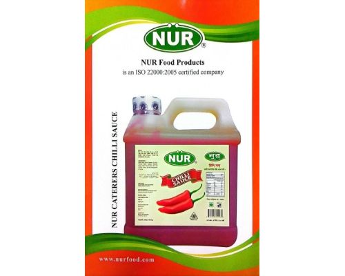 NUR CATERERS CHILLI SAUCE, One  gallon